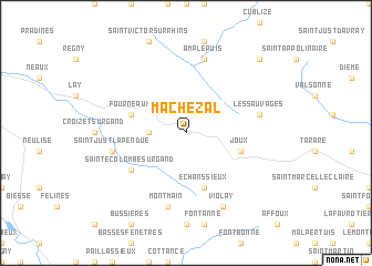 map of Machézal