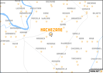 map of Machezane