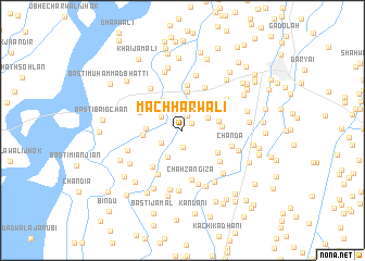 map of Māchharwāli
