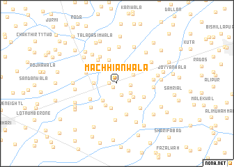 map of Māchhiānwāla