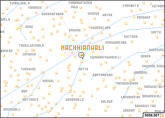 map of Māchhiānwāli