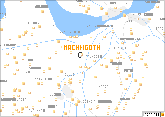 map of Māchhi Goth