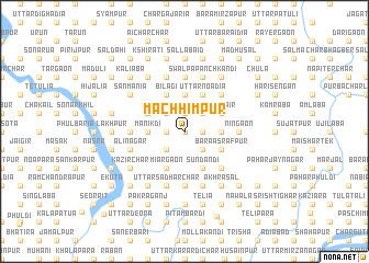 map of Māchhīmpur