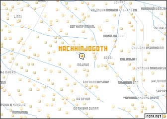 map of Māchhin jo Goth