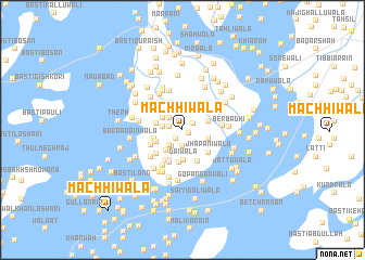 map of Māchhīwāla