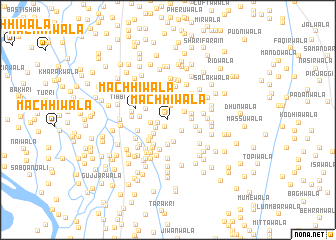 map of Māchhīwāla