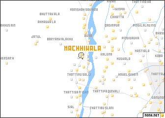 map of Machhiwāla