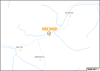 map of Machhoi