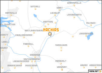 map of Machias