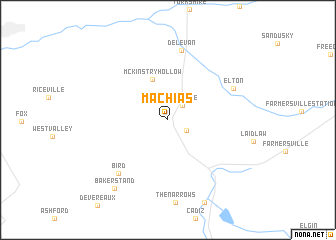 map of Machias