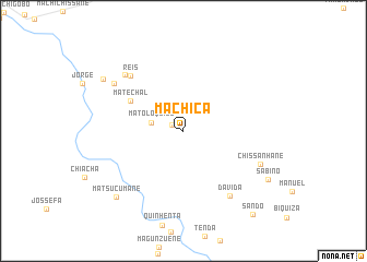 map of Machica