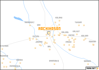 map of Machī Ḩasan