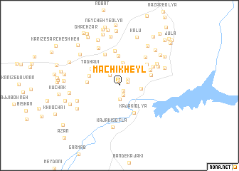 map of Māchī Kheyl