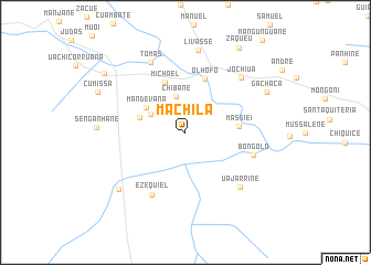 map of Machila