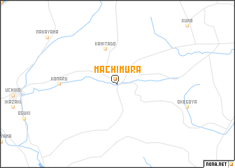 map of Machimura