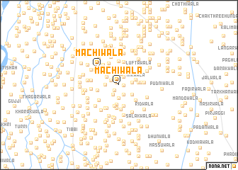 map of Machīwāla