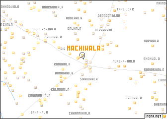 map of Machīwāla