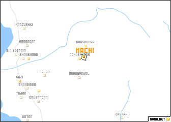 map of Machī