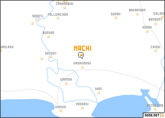 map of Machī