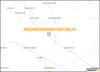 map of Machkazarovskiye Vyselki