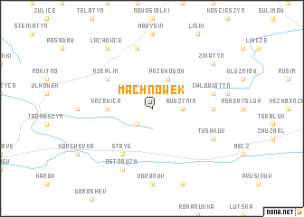 map of Machnówek