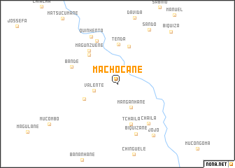 map of Machocane