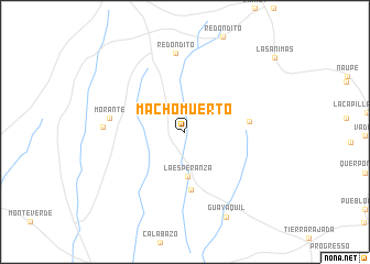 map of Macho Muerto