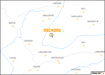 map of Machong