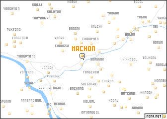 map of Mach\