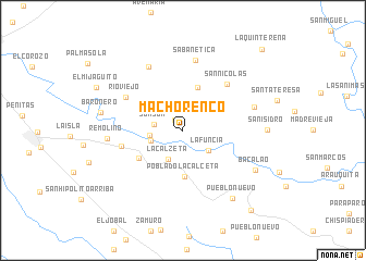 map of Macho Renco