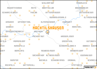 map of Machtilshausen