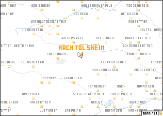 map of Machtolsheim