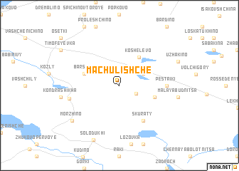map of Machulishche