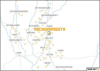 map of Machuwāra Goth