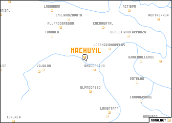 map of Machuyil