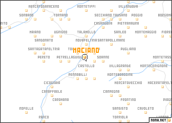 map of Maciano