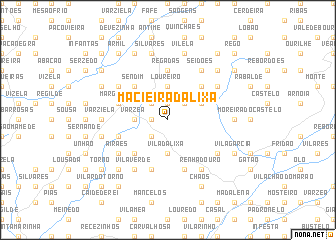 map of Macieira da Lixa