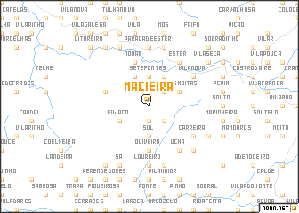 map of Macieira