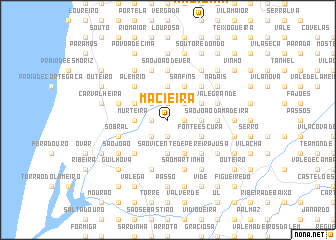 map of Macieira