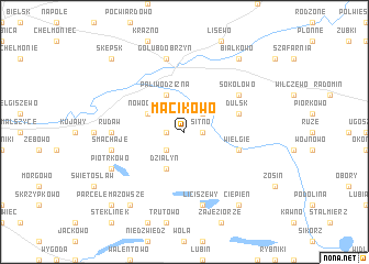 map of Macikowo