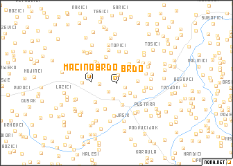 map of Mačino Brdo