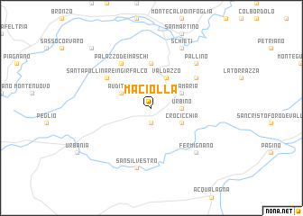 map of Maciolla