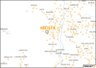 map of Mačišta