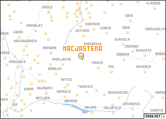 map of Mačja Stena