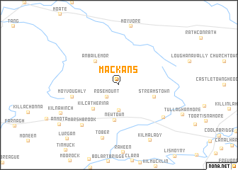 map of Mackans