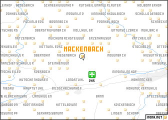 map of Mackenbach