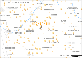 map of Mackenheim