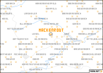 map of Mackenrodt