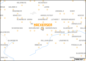 map of Mackensen