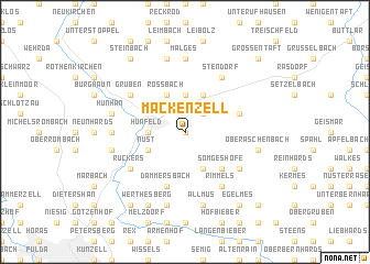 map of Mackenzell